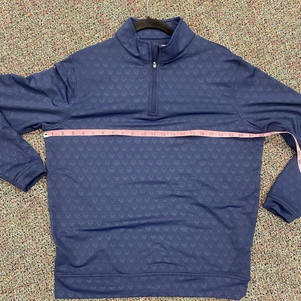 Peter Millar Crown Sport Men's Perth Seeing Double Performance Quarter-Zip - Picture 11 of 12